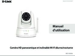 Manuel d'utilisation Caméra HD panoramique et inclinable Wi-Fi diurne/nocturne - Version 1.01 | 03/23/2017 - D-Link