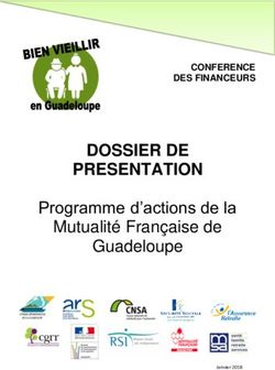 DOSSIER DE PRESENTATION - Programme d'actions de la Mutualit&eacute; Fran&ccedil;aise de Guadeloupe