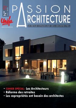 RCHITECTURE-CAHIER SP&Eacute;CIAL : Les Architecteurs - R&eacute;forme des retraites - Les copropri&eacute;t&eacute;s ont besoin des architectes - Unsfa
