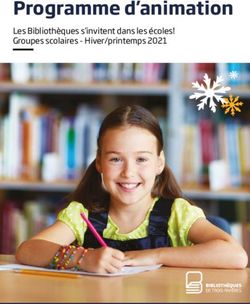 Programme d'animation - Les Bibliothèques s'invitent dans les écoles! Groupes scolaires - Hiver/printemps 2021 - Ville de Trois ...