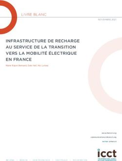 INFRASTRUCTURE DE RECHARGE AU SERVICE DE LA TRANSITION VERS LA MOBILIT&Eacute; &Eacute;LECTRIQUE EN FRANCE