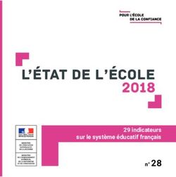 L'ÉTAT de l'école 2018 - Epsilon (Insee)