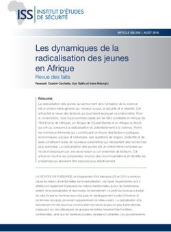 Les dynamiques de la radicalisation des jeunes en Afrique - Amazon AWS