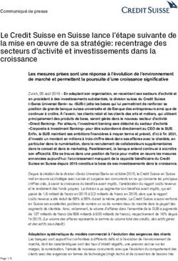 Le Credit Suisse en Suisse lance l'&eacute;tape suivante de la mise en oeuvre de sa strat&eacute;gie: recentrage des secteurs d'activit&eacute; et investissements dans ...