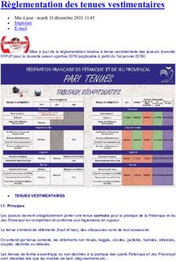 R&egrave;glementation des tenues vestimentaires - FFPJP
