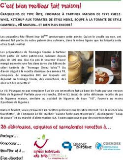 C'est bien meilleur fait maison!