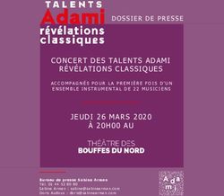 CONCERT DES TALENTS ADAMI RÉVÉLATIONS CLASSIQUES