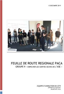 FEUILLE DE ROUTE REGIONALE PACA - GROUPE 9 " EMPECHER LES SORTIES SECHES DE L'ASE "