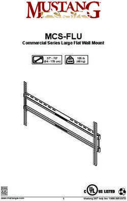 MCS-FLU Commercial Series Large Flat Wall Mount