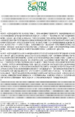 Contribution du Centre Sud au rapport du Secr&eacute;taire g&eacute;n&eacute;ral sur la mise en oeuvre de la r&eacute;solution A/RES/74/7 de l'Assembl&eacute;e g&eacute;n&eacute;rale des Nations ...