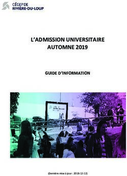L'ADMISSION UNIVERSITAIRE AUTOMNE 2019 - GUIDE D'INFORMATION - (Dernière mise à jour : 2018-12-12) - Cégep de Rivière-du-Loup
