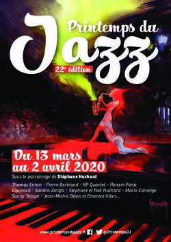 JazzPrintemps du 22e &eacute;dition - Agglo PVM