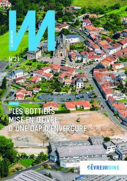 "LES BOTTIERS " MISE EN OEUVRE D'UNE OAP D'ENVERGURE - N 21 LE MAGAZINE DE S&Egrave;VREMOINE