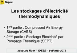 Les stockages d'électricité thermodynamiques - Storage (CAES) Pompage Thermique (SEPT) - Fondation Tuck
