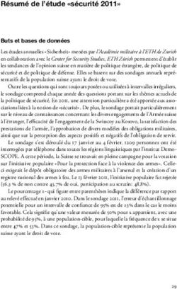 Résumé de l'étude "sécurité 2011"