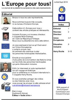 L'Europe pour tous! - Inclusion Europe