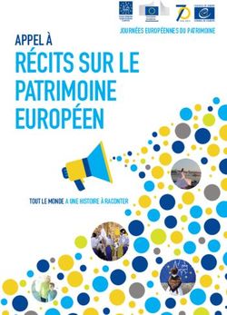 RÉCITS SUR LE PATRIMOINE EUROPÉEN - APPEL À JOURNÉES EUROPÉENNES DU PATRIMOINE - European Heritage Days