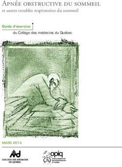 Apnée obstructive du sommeil - et autres troubles respiratoires du sommeil Guide d'exercice
