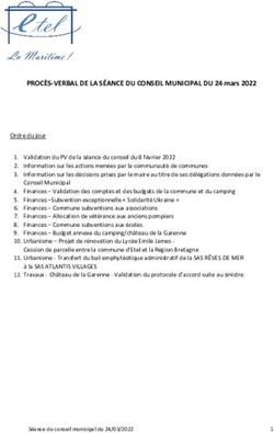 PROC&Egrave;S-VERBAL DE LA S&Eacute;ANCE DU CONSEIL MUNICIPAL DU 24 mars 2022