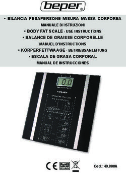 BILANCIA PESAPERSONE MISURA MASSA CORPOREA