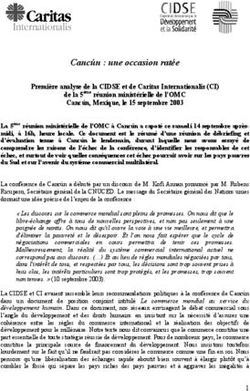 Cancún : une occasion ratée