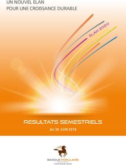 UN NOUVEL ELAN POUR UNE CROISSANCE DURABLE - resultats semestriels AU 30 JUIN 2018 - Banque Populaire