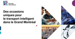 Des occasions uniques pour le transport intelligent dans le Grand Montr&eacute;al - Montr&eacute;al ...