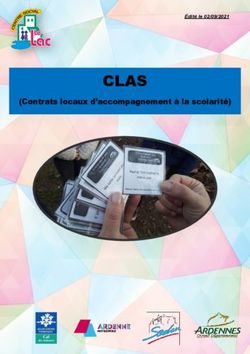 CLAS (Contrats locaux d'accompagnement à la scolarité) - Édité le 02/09/2021 - CENTRE ...