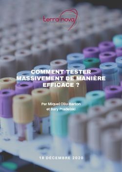COMMENT TESTER MASSIVEMENT DE MANIÈRE EFFICACE ? - 18 DÉCEMBRE 2020 - Par Miquel Oliu-Barton et Bary Pradelski - Terra Nova