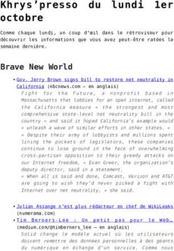 Khrys'presso du lundi 1er octobre - Framablog