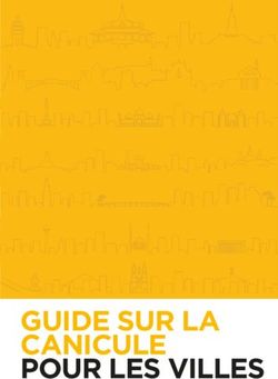 GUIDE SUR LA CANICULE POUR LES VILLES - Global Disaster ...