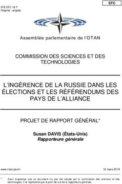 L'INGÉRENCE DE LA RUSSIE DANS LES ÉLECTIONS ET LES RÉFÉRENDUMS DES PAYS DE L'ALLIANCE - NATO Parliamentary Assembly