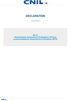 DECLARATION AU 41 Autorisations Temporaires D'utilisation (ATU) Et ...