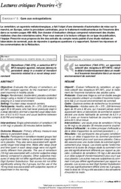 Lectures critiques Prescrire - Exercice n 8 : Gare aux extrapolations