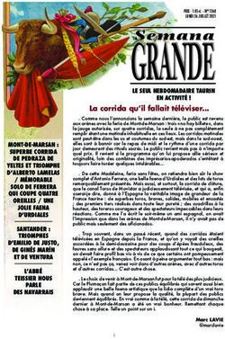 La corrida qu'il fallait t&eacute;l&eacute;viser - Semana Grande