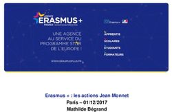 Erasmus + : les actions Jean Monnet Paris - 01/12/2017 Mathilde Bégrand - Agence Erasmus
