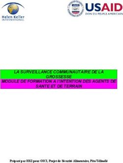LA SURVEILLANCE COMMUNAUTAIRE DE LA GROSSESSE MODULE DE FORMATION A l'INTENTION DES AGENTS DE SANTE ET DE TERRAIN - Préparé par HKI pour OICI ...