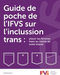 Guide de poche de l'IFVS sur l'inclussion - trans : placer les femmes trans au centre de notre travail - WHAI