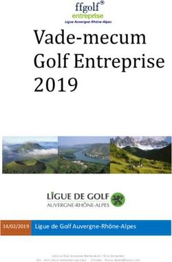 Vade-mecum Golf Entreprise 2019 - 14/02/2019 Ligue de Golf Auvergne-Rhône-Alpes - Golf Entreprise Auvergne ...