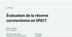 Évaluation de la réserve coronarienne en SPECT - Phan sy Olivier 5ème Semestre CHU Grenoble Alpes Chambéry Métropole Savoie Pr Vuillez Dr Brard ...