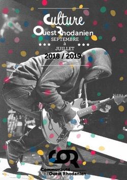 Ulture uest hodanien 2018 / 2019 - Communauté d'agglomération de l ...