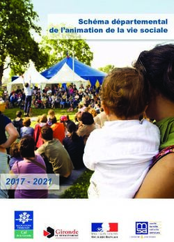 2017 2021 Schéma départemental de l'animation de la vie sociale - Caf
