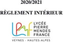 R&Egrave;GLEMENT INT&Eacute;RIEUR 2020/2021 - Lyc&eacute;e Pierre Mend&egrave;s France ...