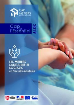 LES MÉTIERS SANITAIRES ET SOCIAUX - en Nouvelle-Aquitaine - Cap ...