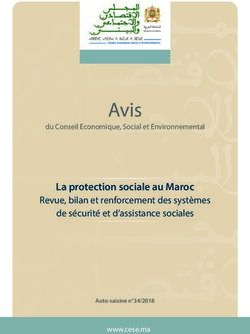 Avis La protection sociale au Maroc - Revue, bilan et renforcement des systèmes de sécurité et d'assistance sociales - CESE