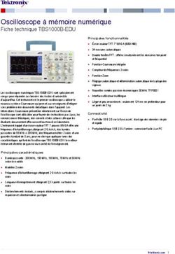 Oscilloscope &agrave; m&eacute;moire num&eacute;rique - Fiche technique TBS1000B-EDU