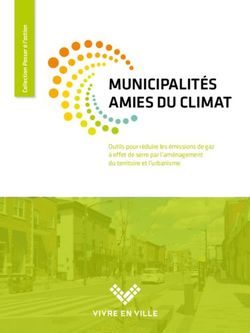 MUNICIPALITÉS AMIES DU CLIMAT - Outils pour réduire les émissions de gaz à effet de serre par l'aménagement du territoire et l'urbanisme - Vivre ...