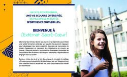 L'Externat Sacré-Coeur ! - BIENVENUE À UN SITE EXCEPTIONNEL, UNE VIE SCOLAIRE DIVERSIFIÉE, Externat Sacré-Coeur