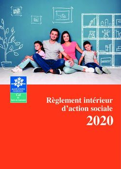 2020 Règlement intérieur d'action sociale - Caf