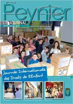 Journée Internationale des Droits de l'Enfant - LE JOURNAL n 29 - Février 2019 - Ville de Peynier